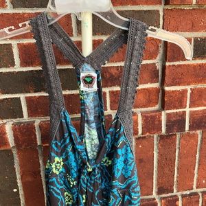 Free People Strap Blouse